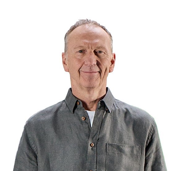Man smiling looking at camera